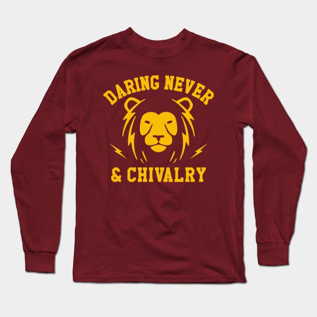 Daring Never & Chivalry Long Sleeve T-Shirt by AmyAndersonR